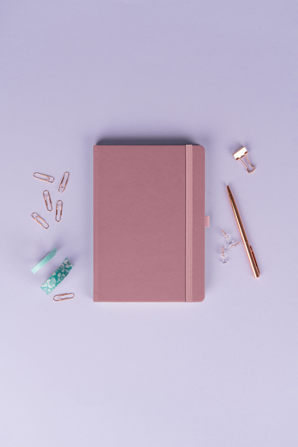 Notes Aprint Neo, růžový, tečkovaný, 15 x 21 cm