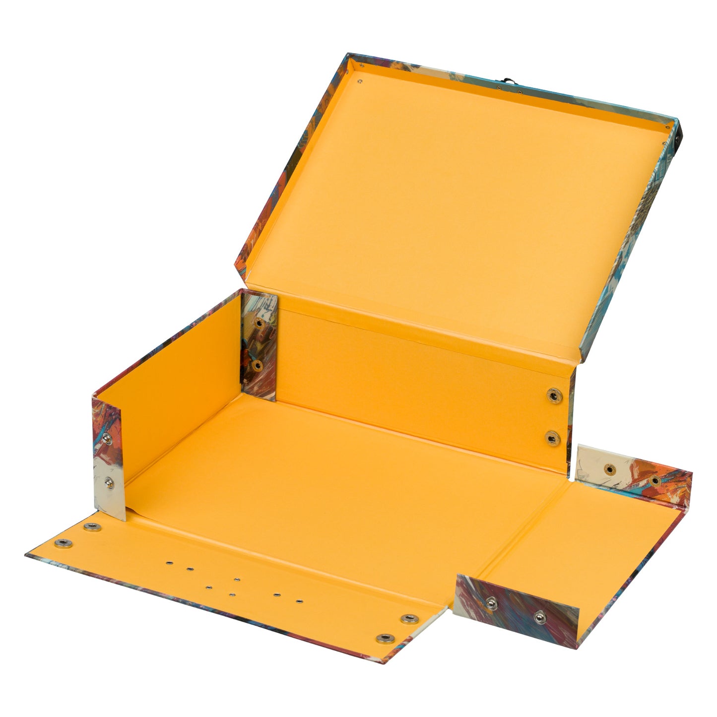 Skládací školní kufřík Skatepark s kováním