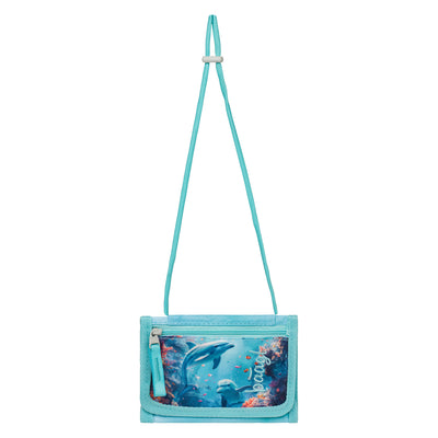 Peněženka na krk Delfín