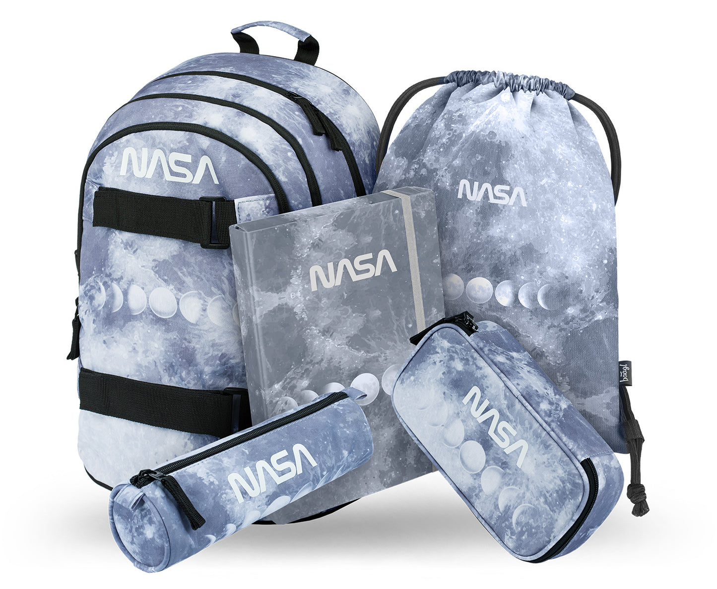 Školní set Skate NASA Grey II