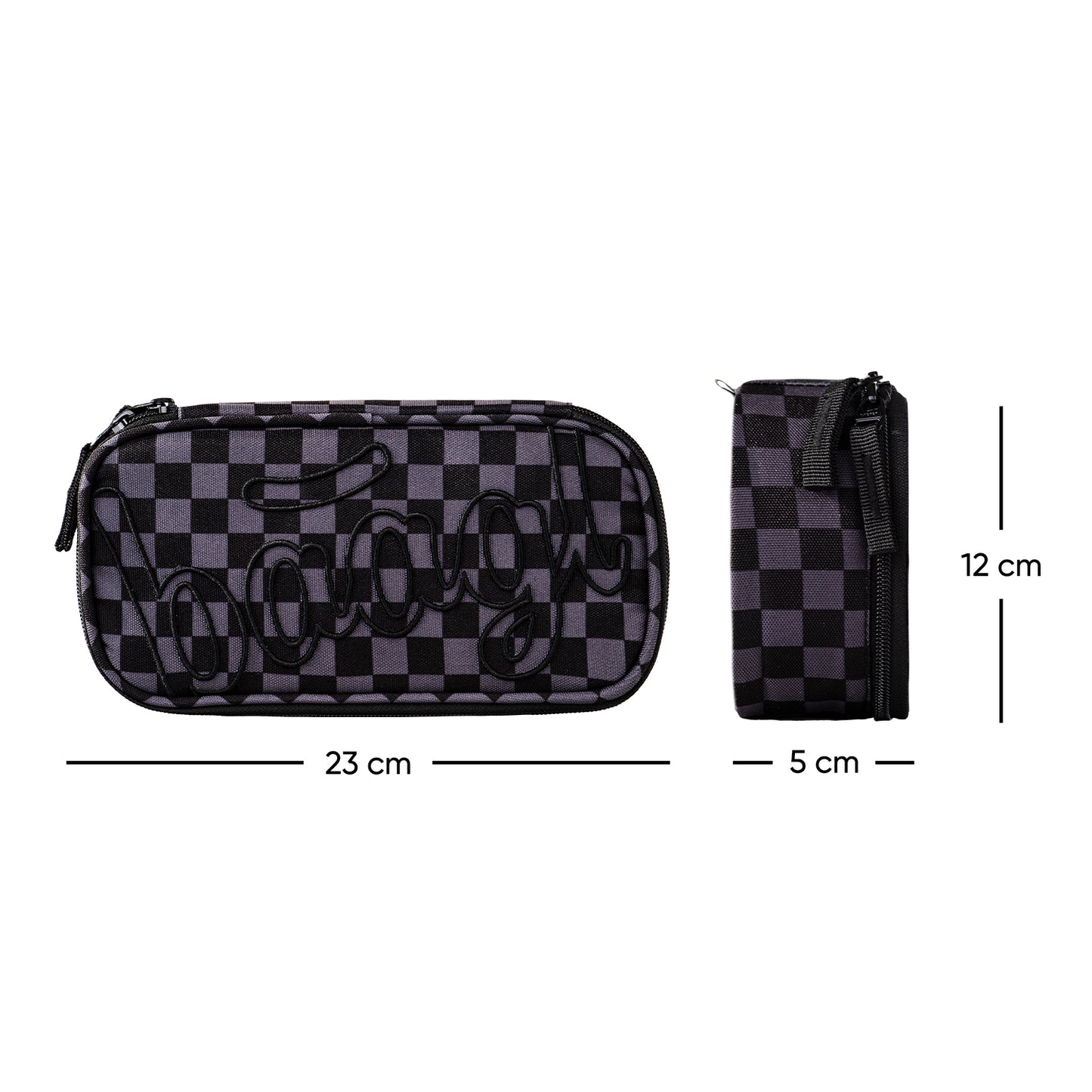 Školní penál etue Ska šedá