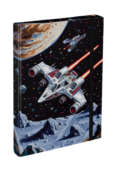 Desky na školní sešity A4 Pixel Space