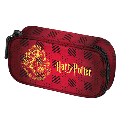 Školní penál etue Harry Potter Bradavice vínový