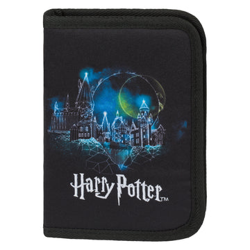 Školní penál jednopatrový Harry Potter Bradavice Lumos
