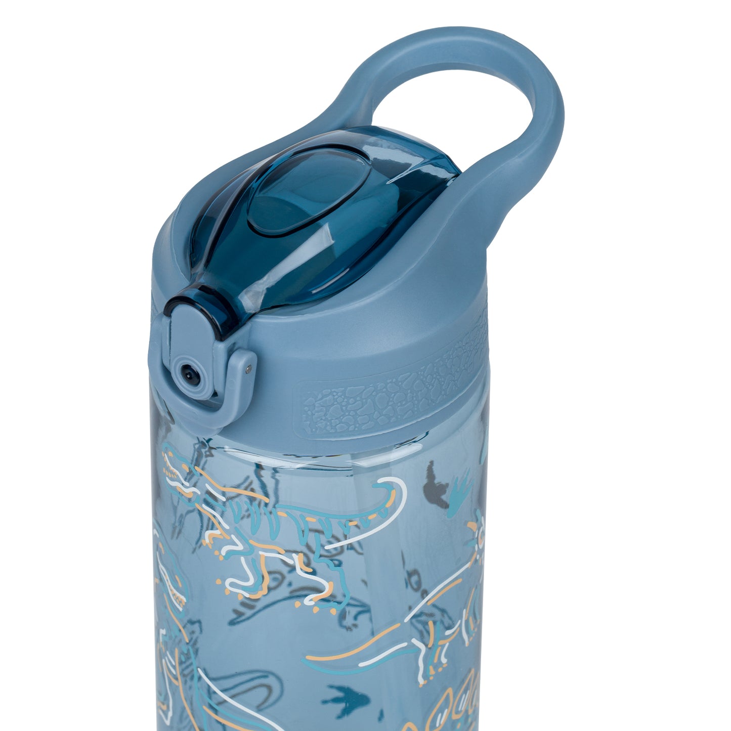 Tritanová láhev na pití s brčkem Dino, 500 ml