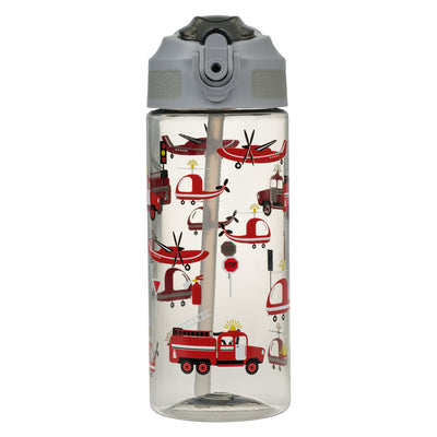 Tritanová láhev na pití s brčkem Záchranáři, 500 ml