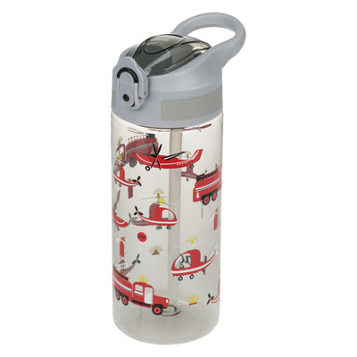 Tritanová láhev na pití s brčkem Záchranáři, 500 ml