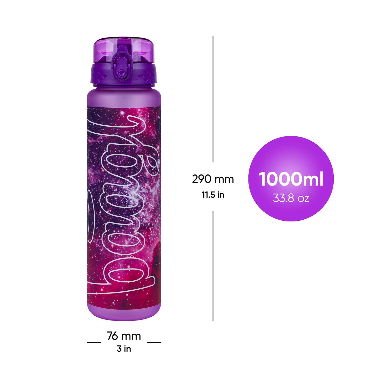 Tritanová láhev na pití Galaxy, 1000 ml