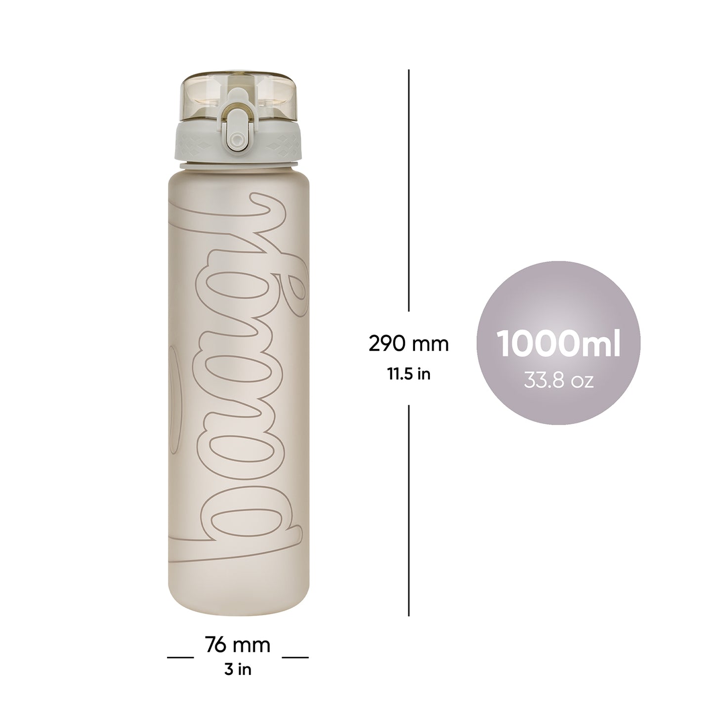 Tritanová láhev na pití Mist, 1000 ml