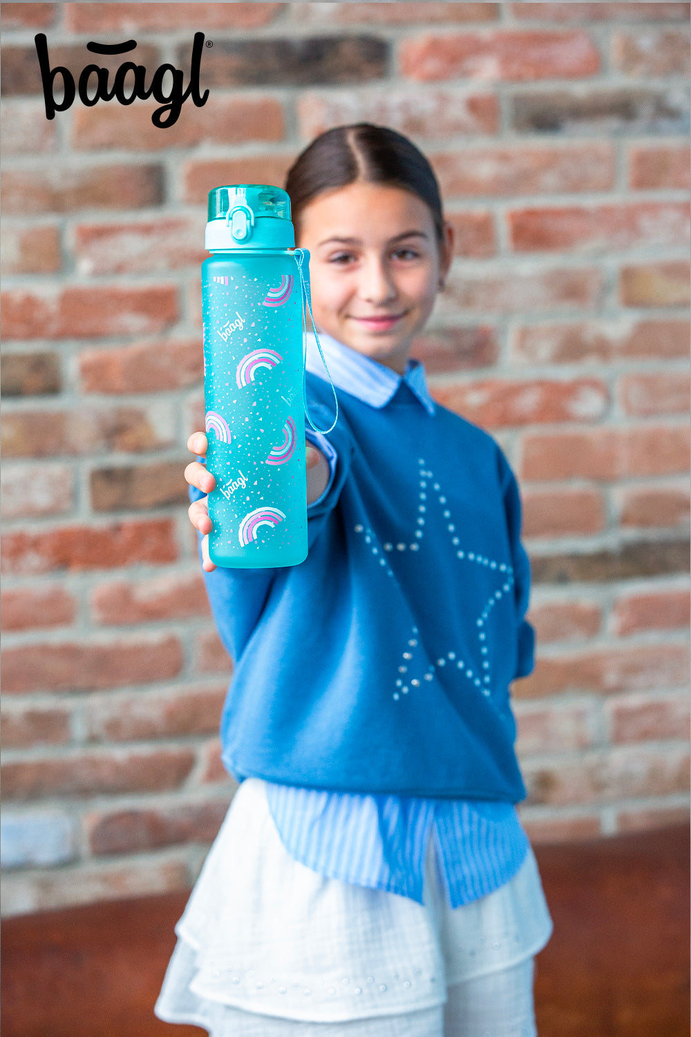 Tritanová láhev na pití Duha, 1000 ml