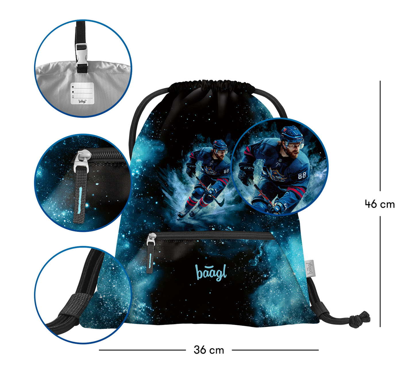 Sáček s kapsou Hokej