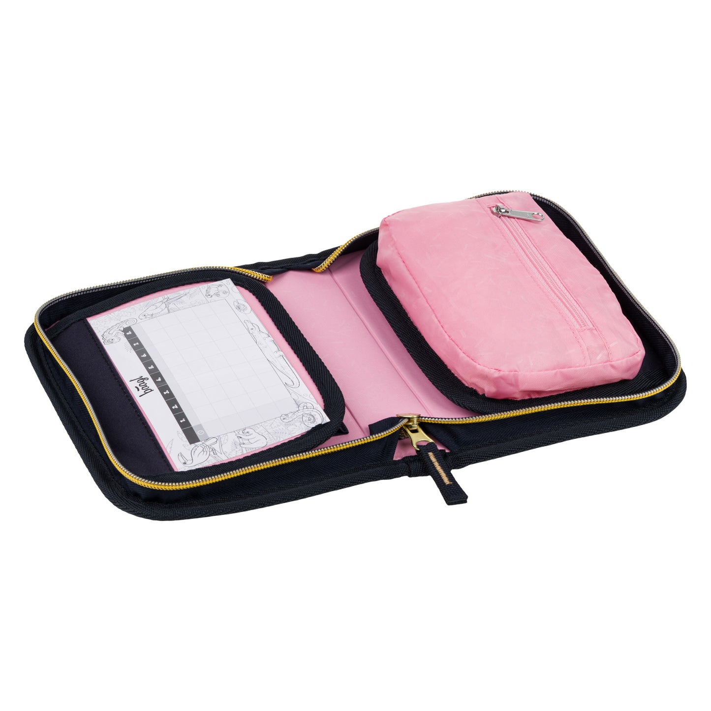 Školní penál jednopatrový Unicorn Gold