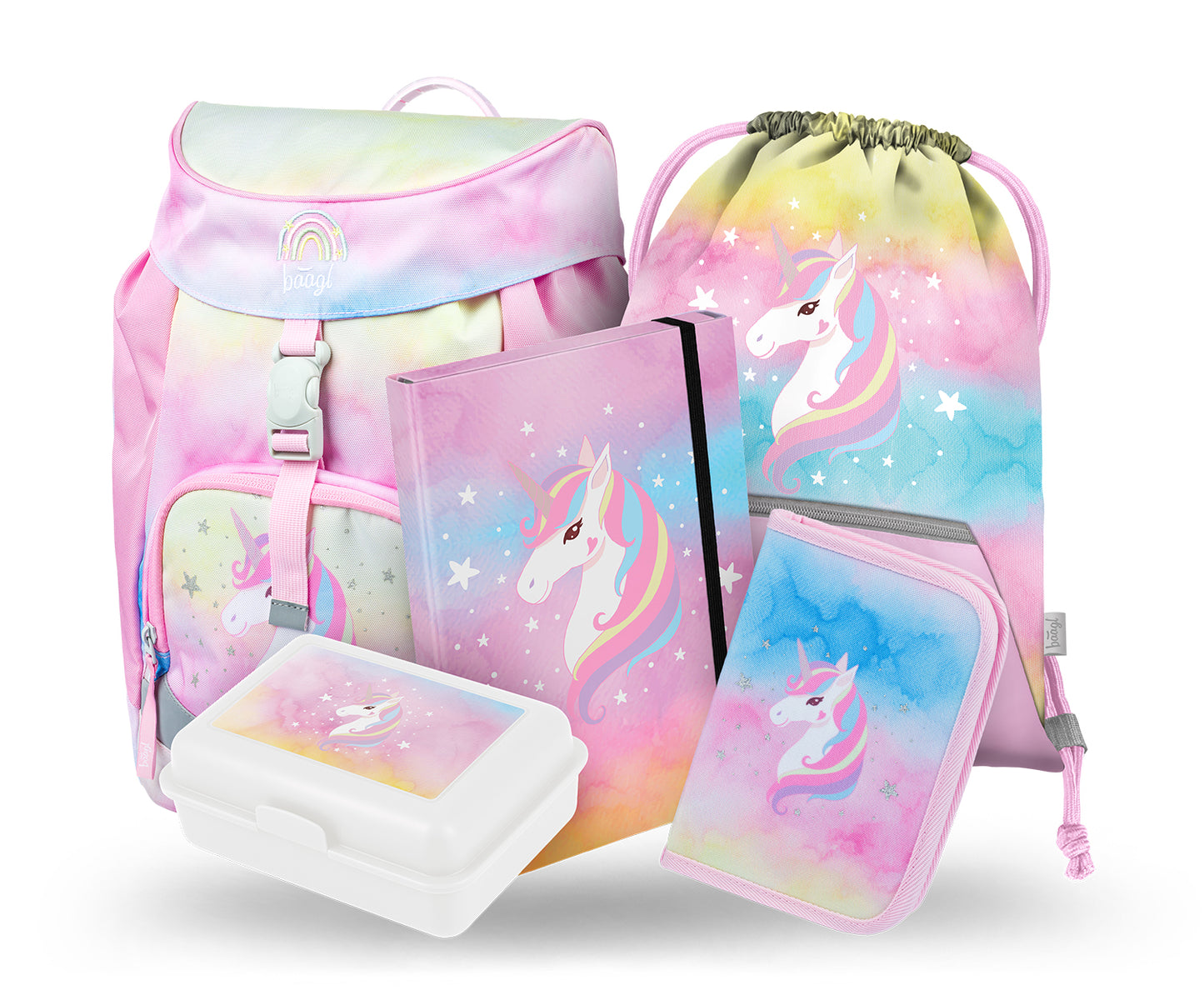 Školní set Airy Rainbow Unicorn II
