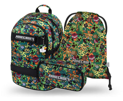 Školní set Skate Minecraft Chaos