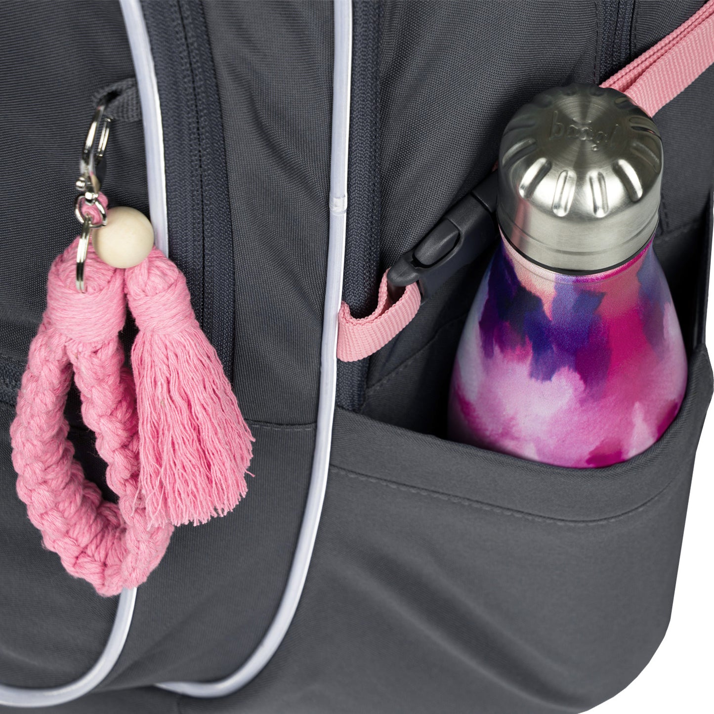 Školní batoh Core Logo růžový