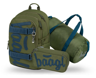 Školní set Skate Olive