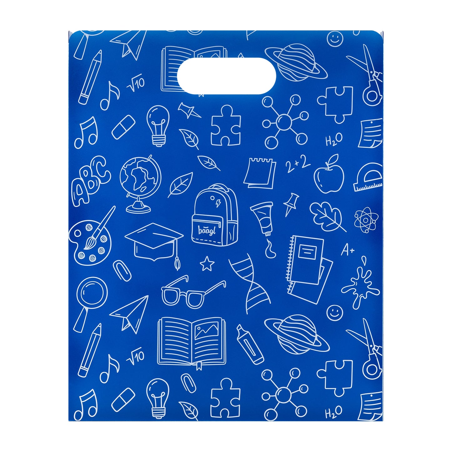 Plastové desky na školní sešity School modrá