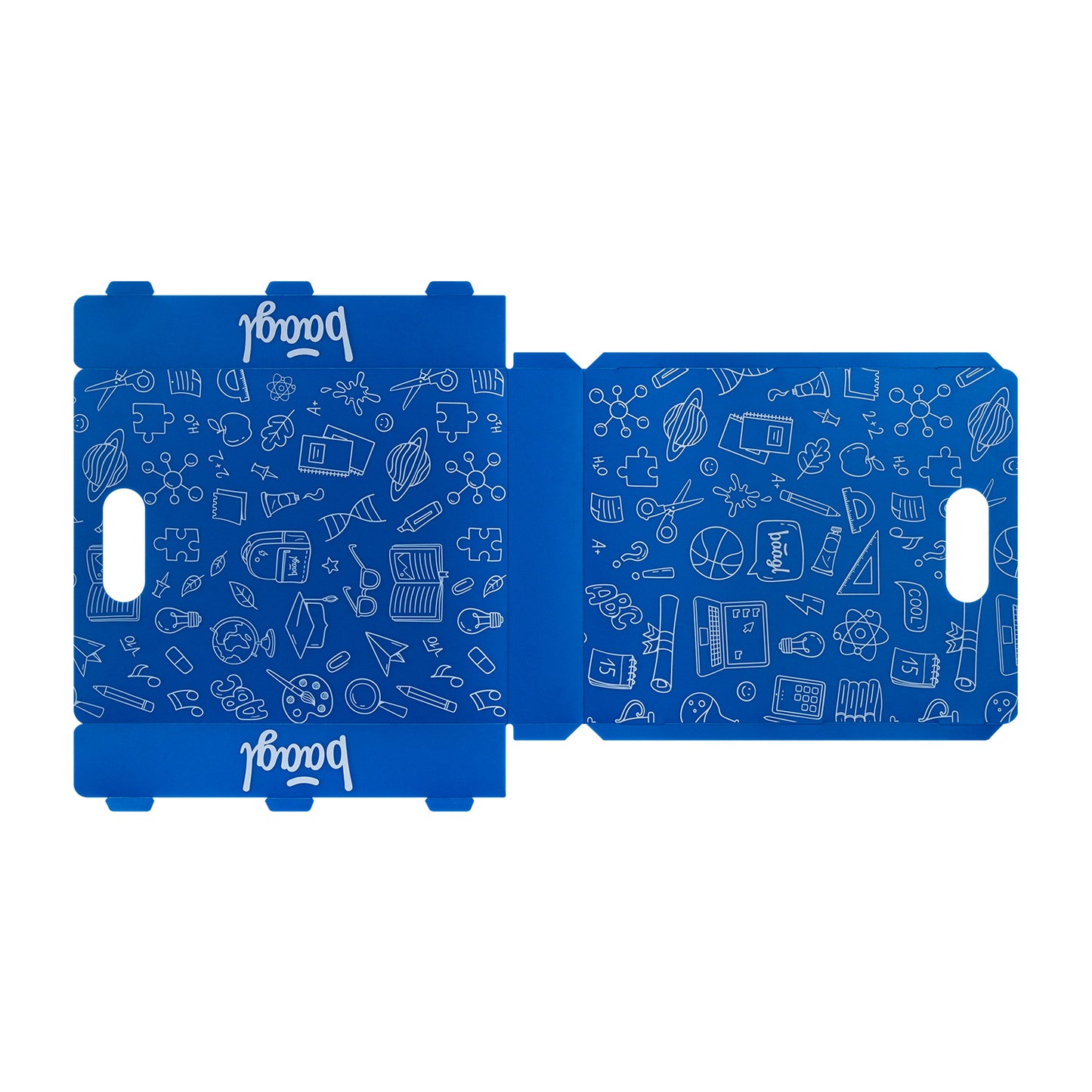 Plastové desky na školní sešity School modrá