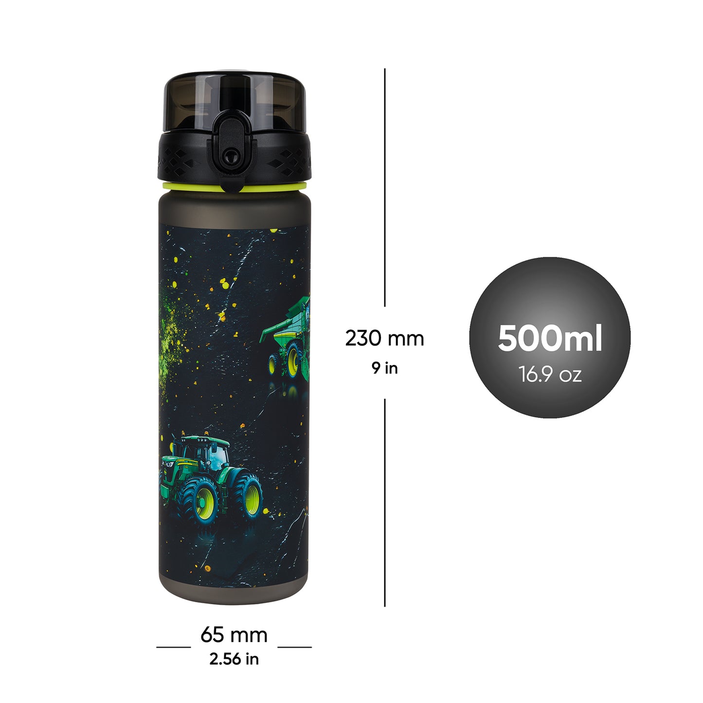 Tritanová láhev na pití Traktor, 500 ml