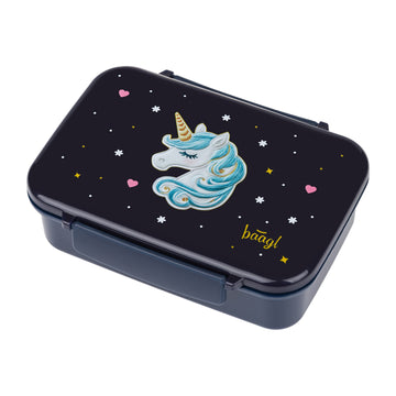 Box na svačinu s přihrádkami Unicorn Gold