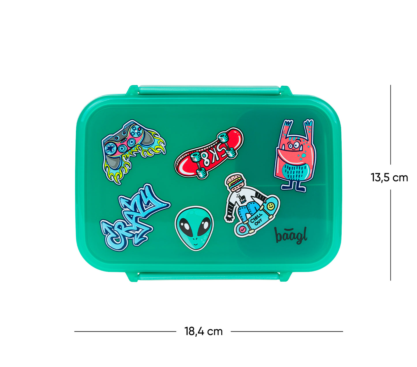 Box na svačinu s přihrádkami Chill
