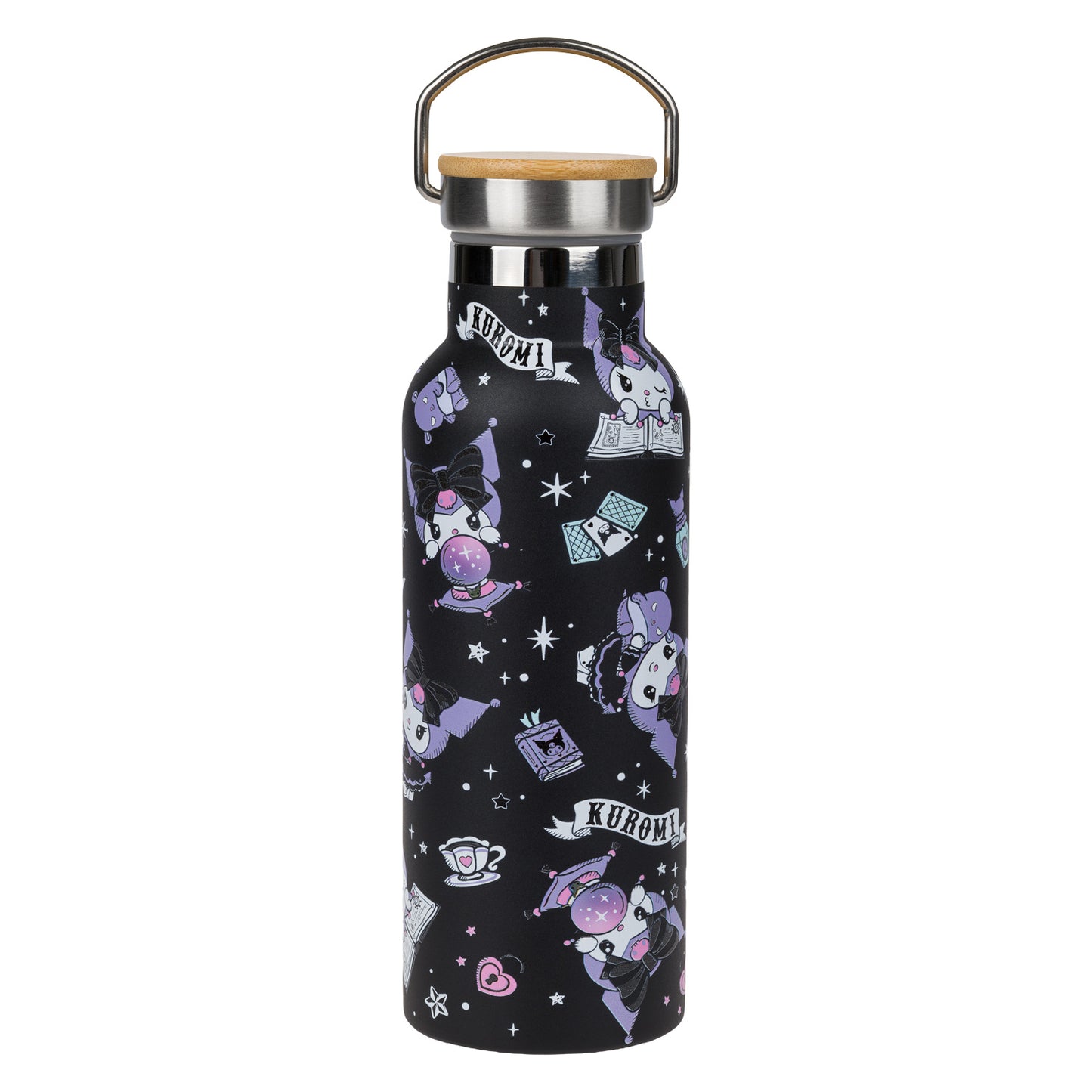 Termoláhev s bambusovým víčkem Kuromi Fortune Dream, 500 ml