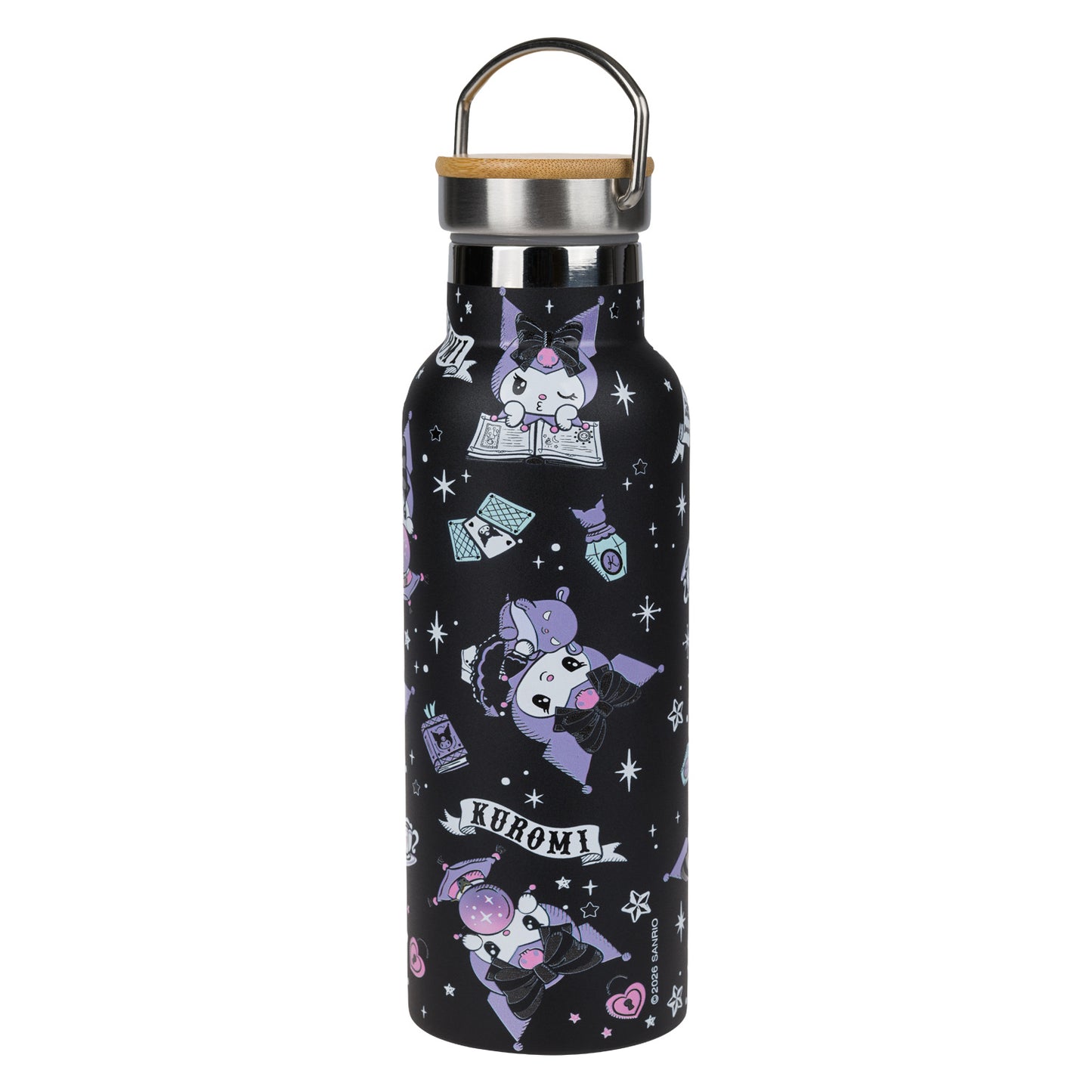 Termoláhev s bambusovým víčkem Kuromi Fortune Dream, 500 ml