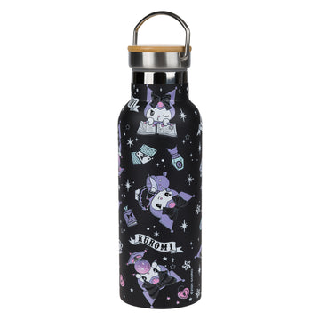 Termoláhev s bambusovým víčkem Kuromi Fortune Dream, 500 ml