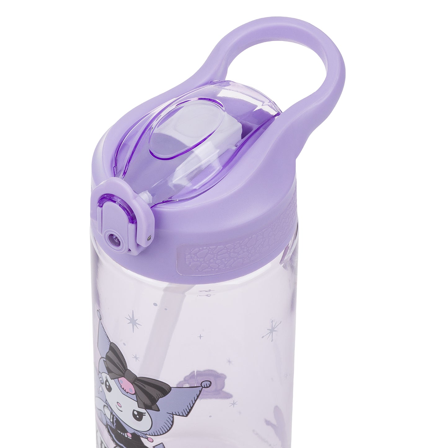 Tritanová láhev na pití s brčkem Kuromi Fortune Dream, 500 ml