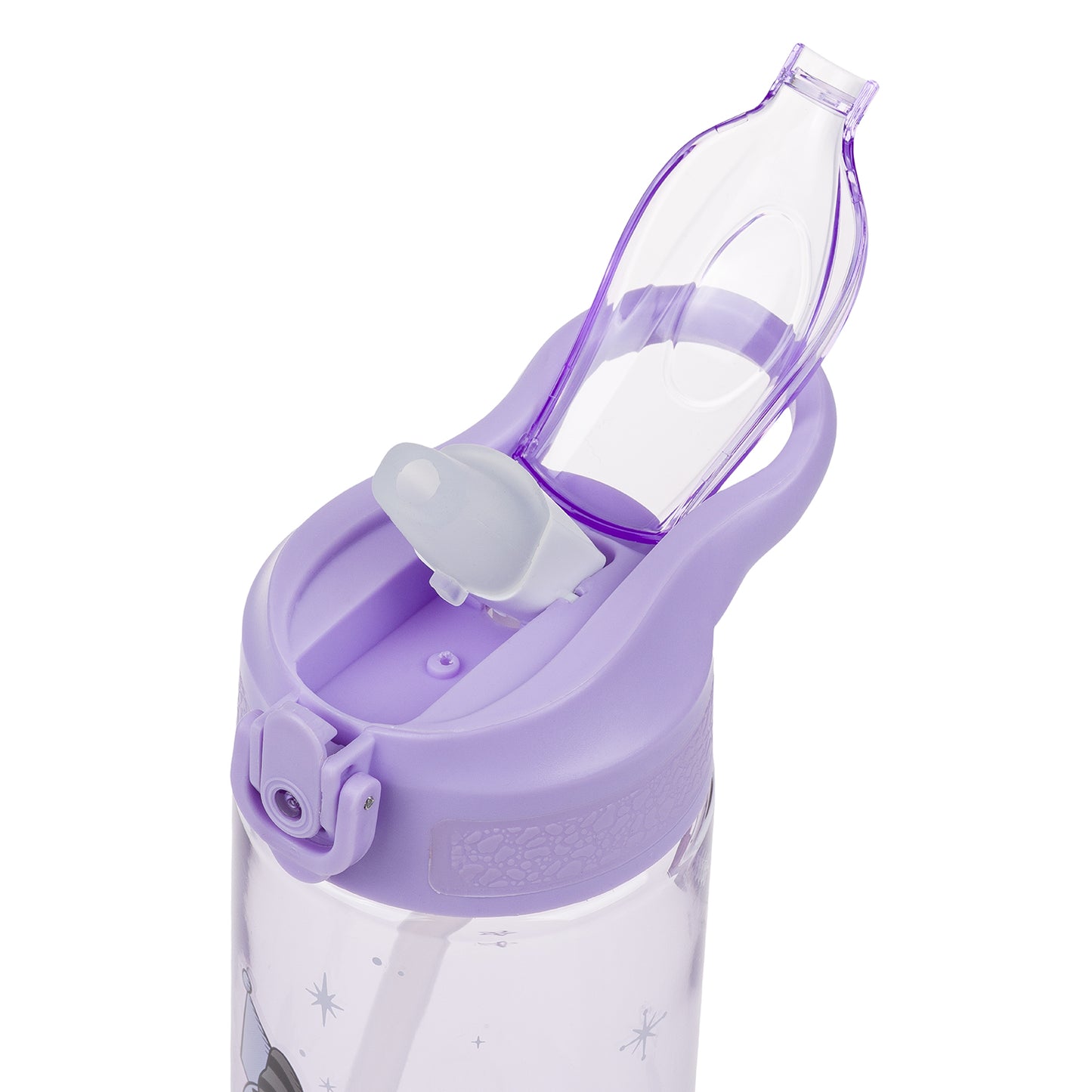 Tritanová láhev na pití s brčkem Kuromi Fortune Dream, 500 ml