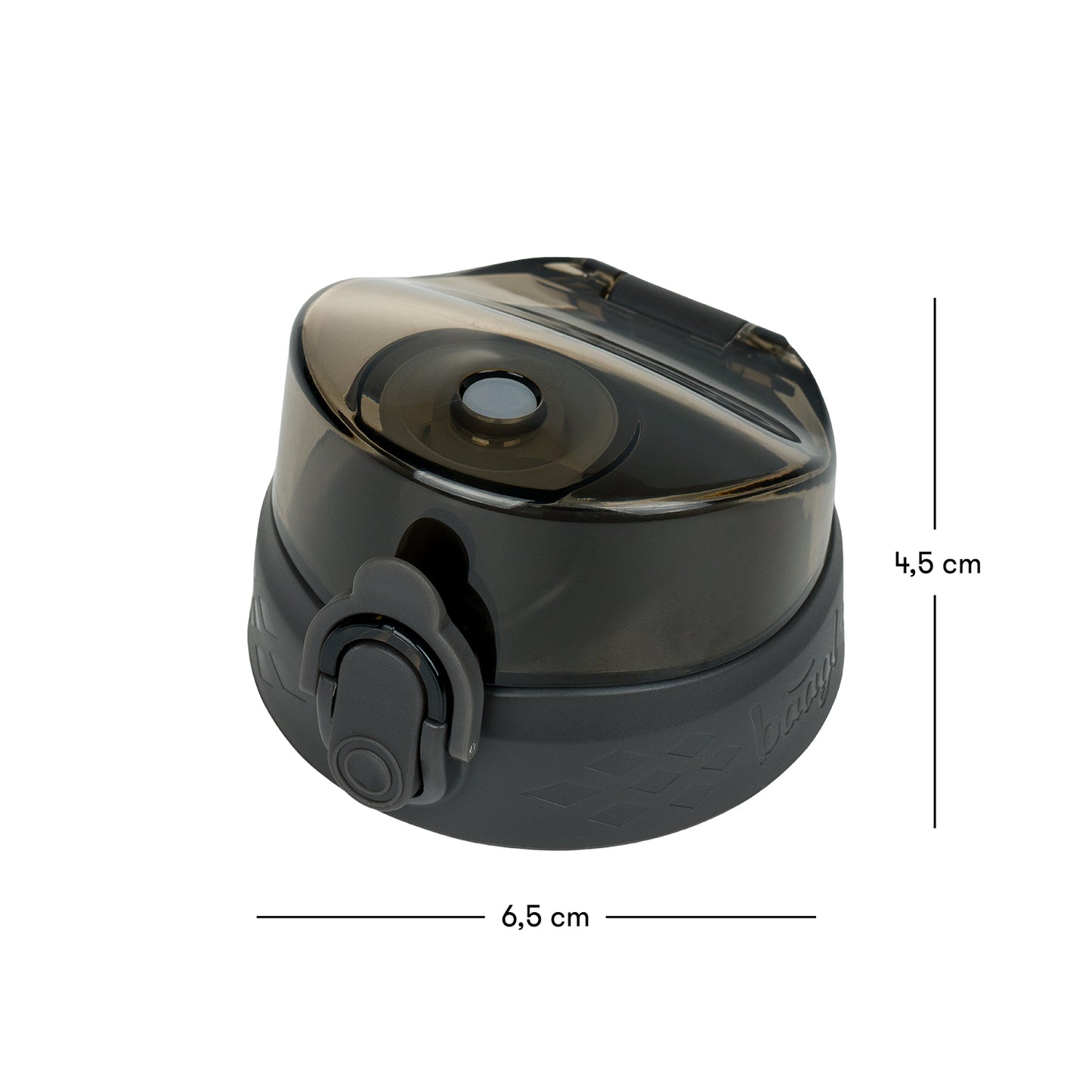 Náhradní víčko k tritanové láhvi BAAGL 500 ml černé