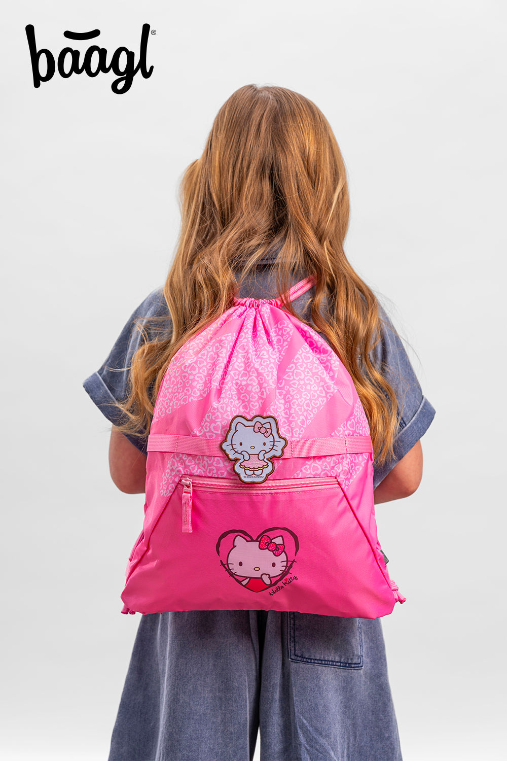 Sáček s kapsou Hello Kitty Sweet Leopard