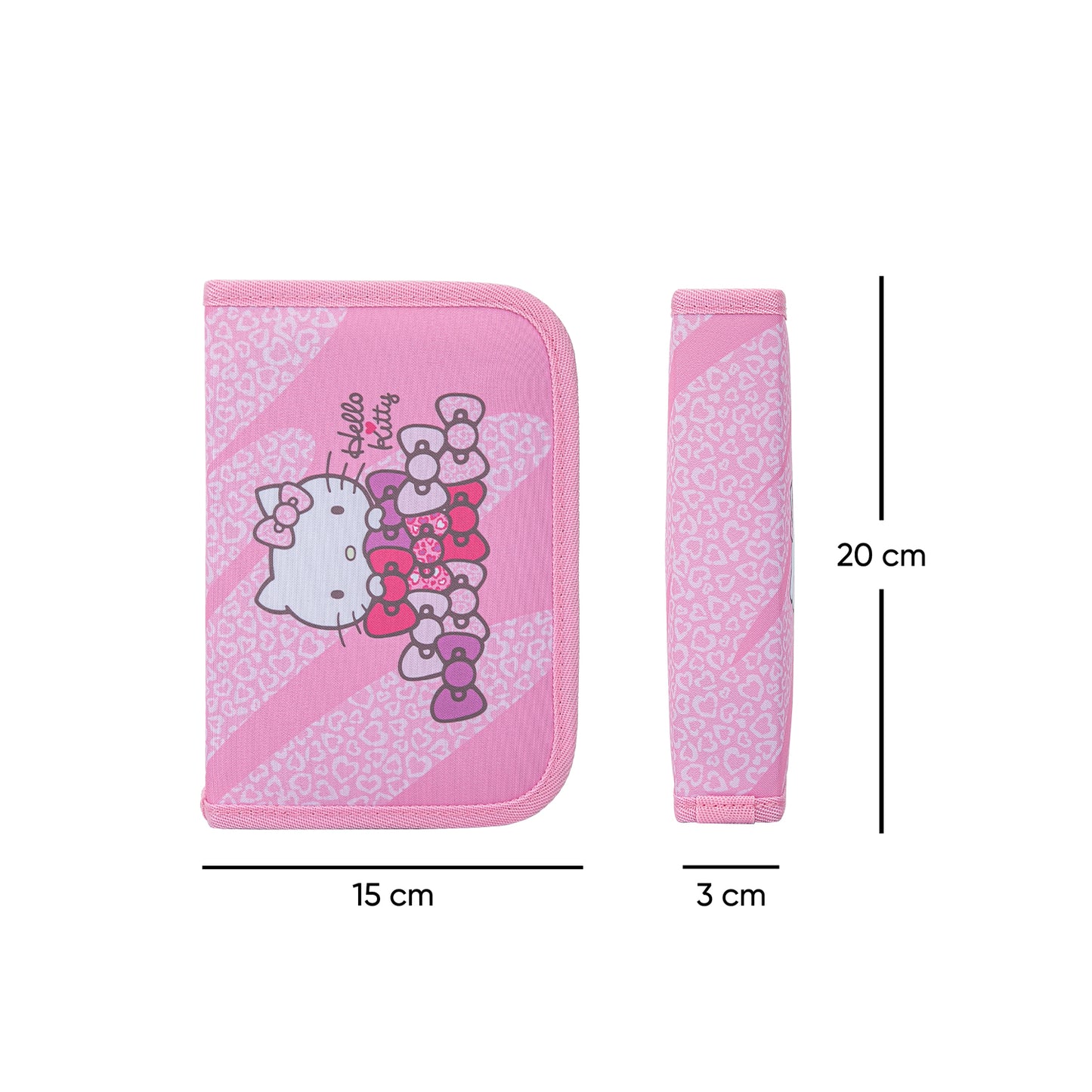 Školní penál jednopatrový Hello Kitty Sweet Leopard