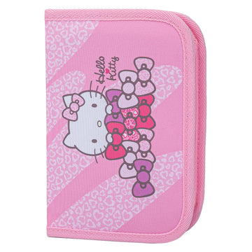 Školní penál jednopatrový Hello Kitty Sweet Leopard