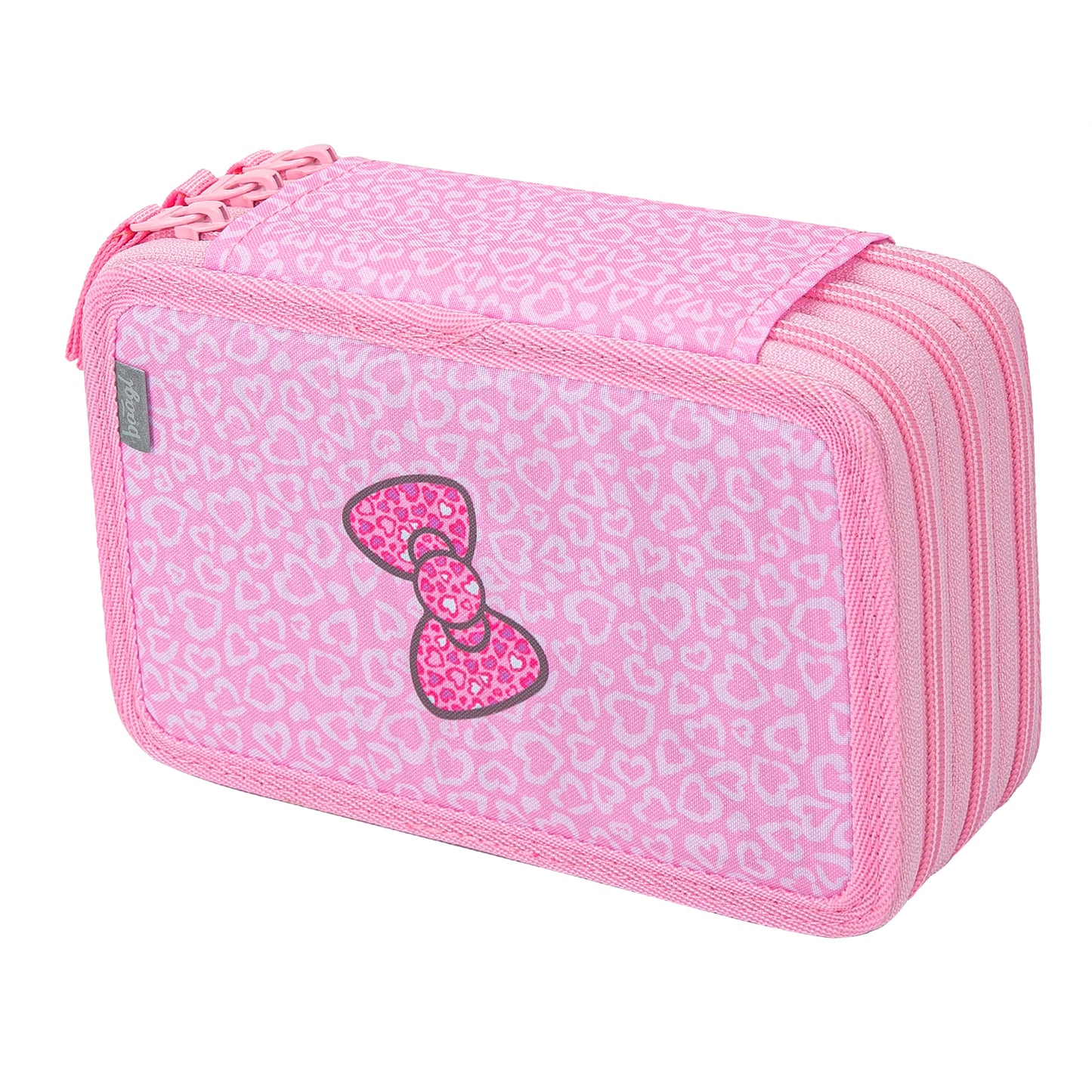 Školní penál třípatrový Hello Kitty Sweet Leopard