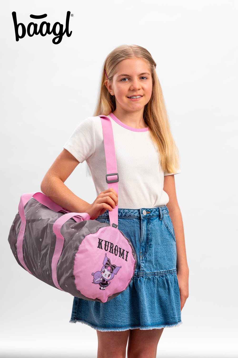 Školní set Skate Kuromi Grey