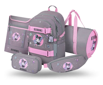 Školní set Skate Kuromi Grey II