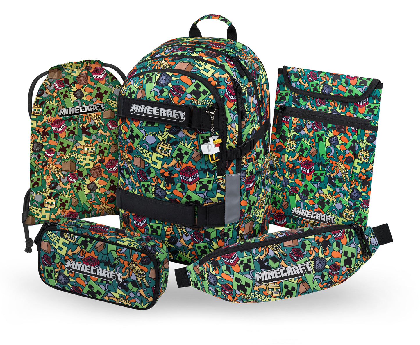 Školní set Skate Minecraft Chaos II