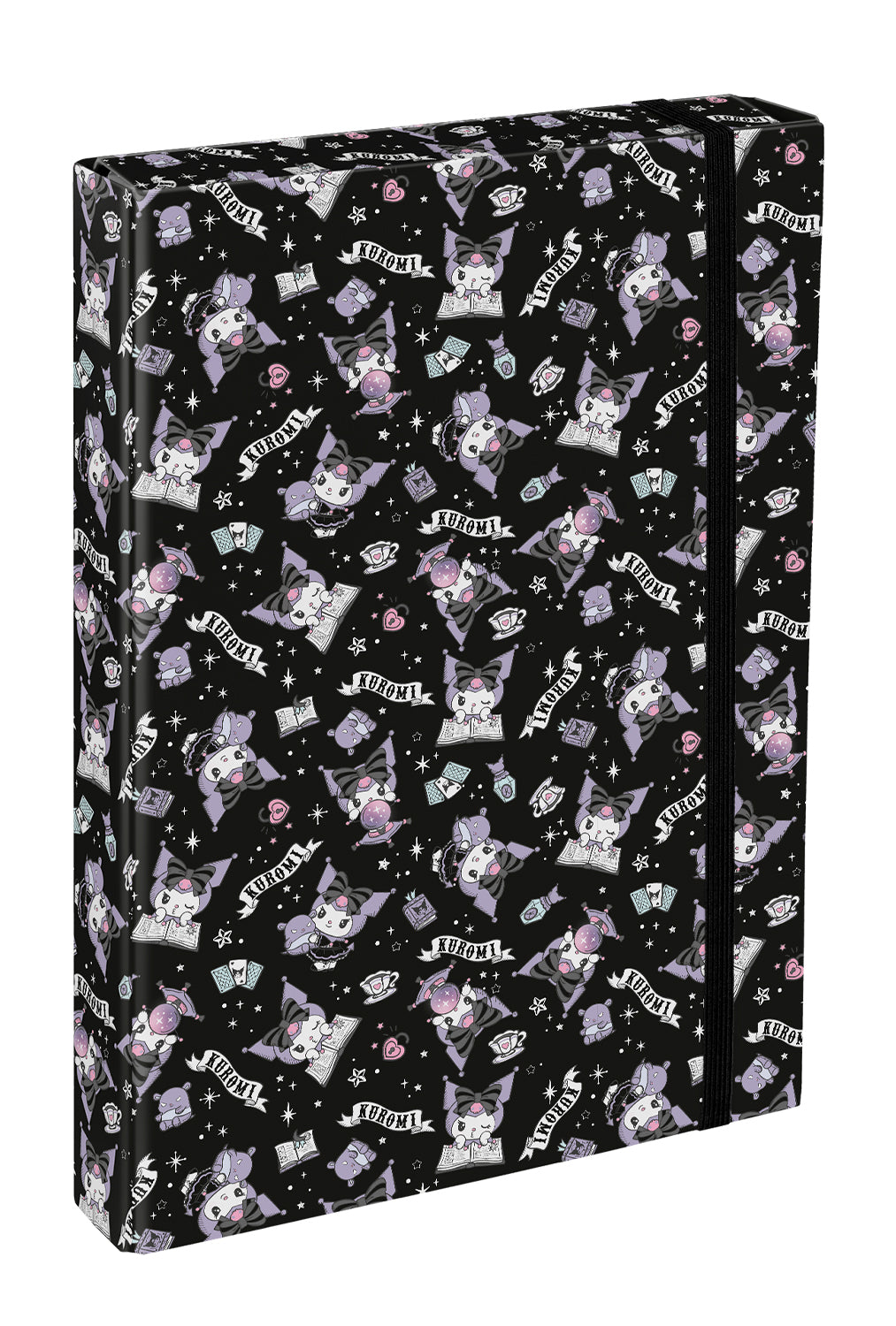 Desky na školní sešity A4 Jumbo Kuromi Black