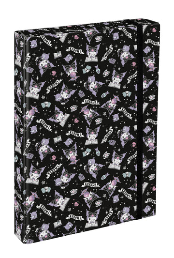 Desky na školní sešity A4 Jumbo Kuromi Black