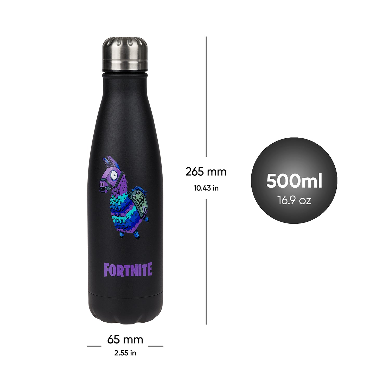 Termoláhev s kovovým víčkem  500 ml Fortnite Llama