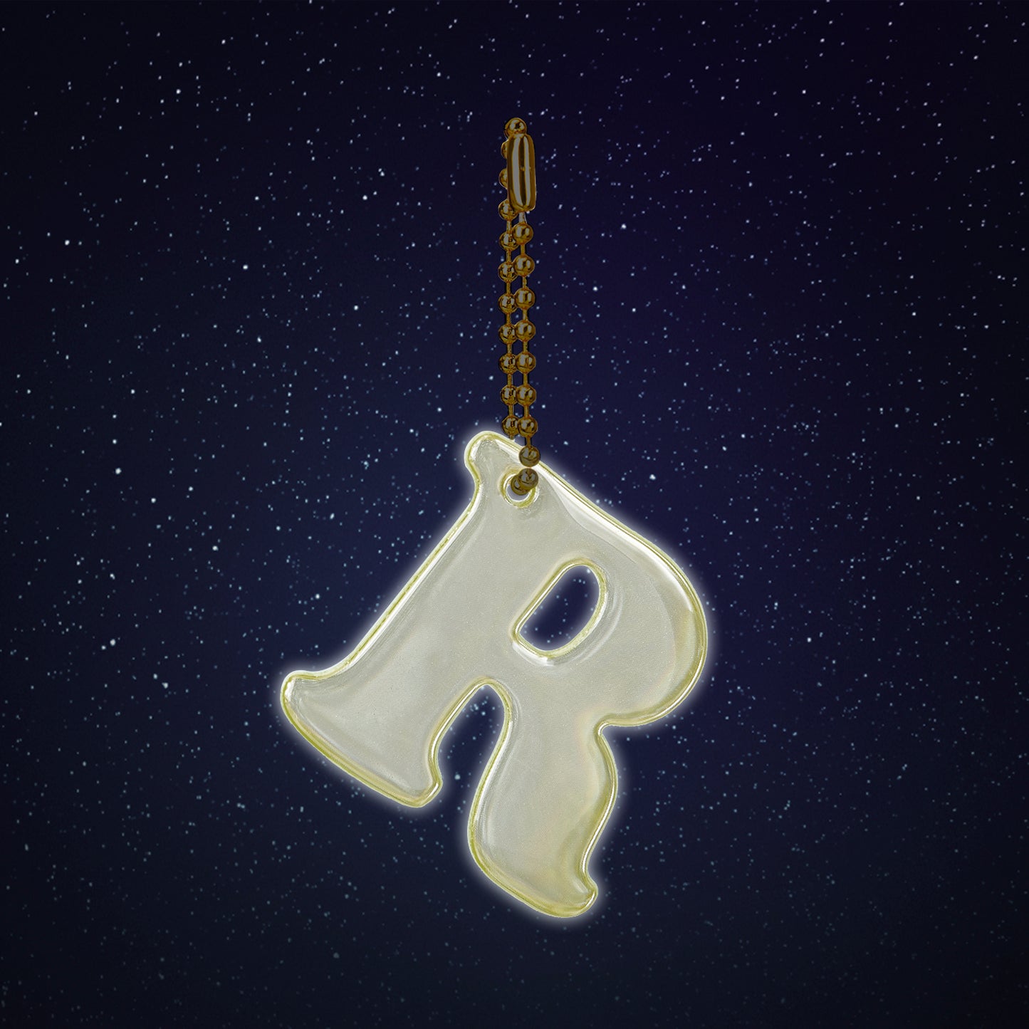 Reflexní přívěsek písmeno R