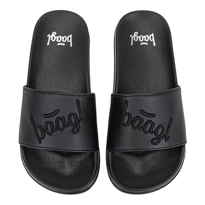 Pantofle Logo Black vel. 28