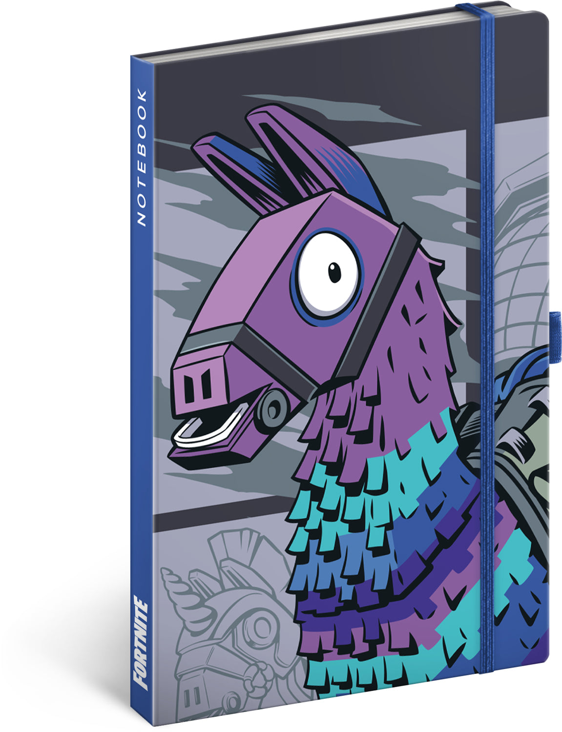 Notes Fortnite – Llama, linkovaný, 13 x 21 cm