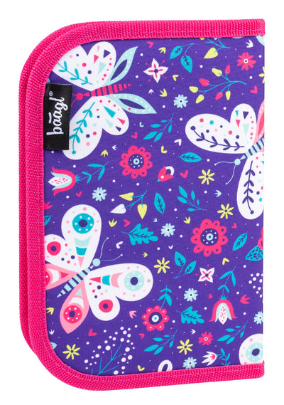 Školní penál klasik Motýl