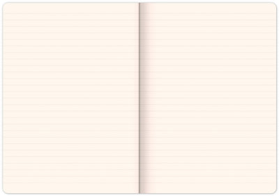 Notes Květiny linkovaný, 13 × 21 cm