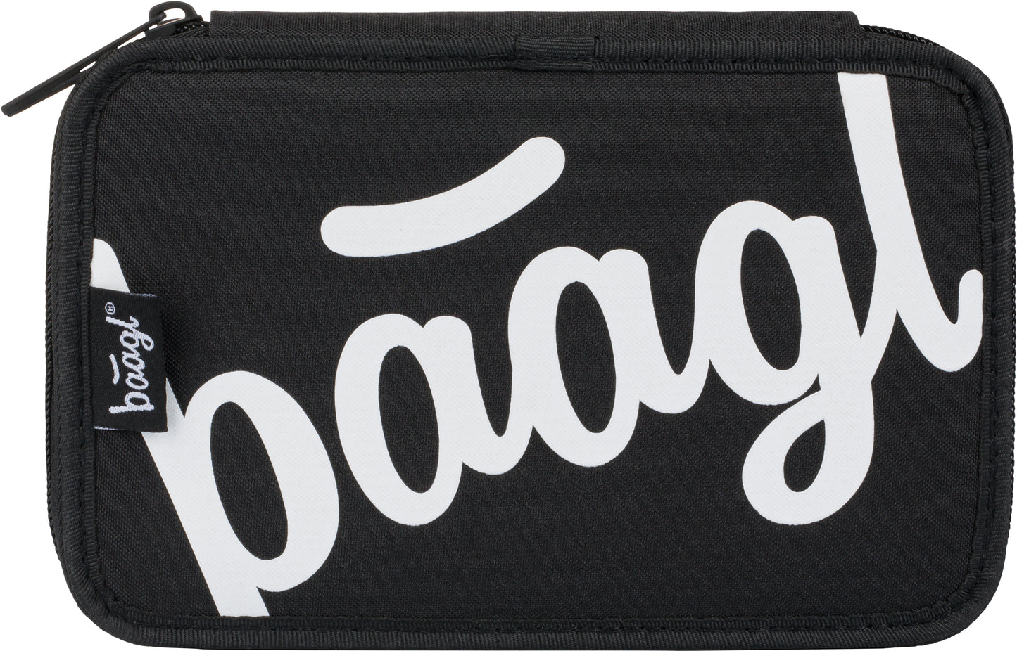 Školní penál dvoupatrový Logo černý