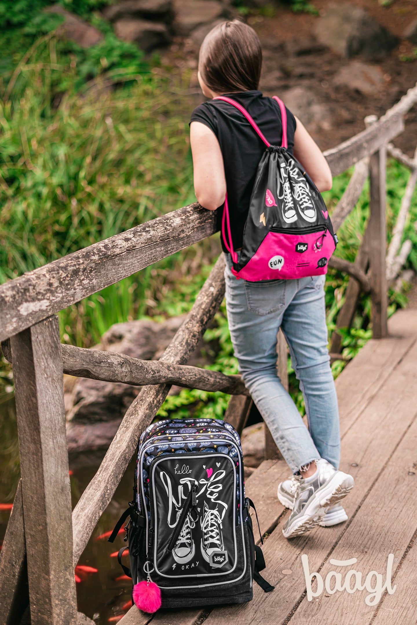 Sáček s kapsou Tenisky