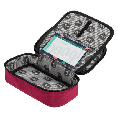 Školní penál etue Logo vínový