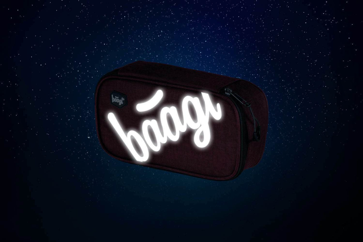 Školní penál etue Logo vínový